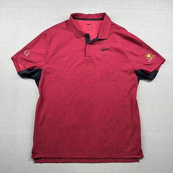 Nike Tiger Woods Shirt Mens L Dri-Fit ADV Presidents Cup Sunday 25th Performance - Picture 1 of 15